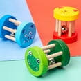 thumbnail image 4 of kjfeif 1PC Wooden Musical Instruments Toys Color Cage Bell Hand Bell Skin One Bells Fun Educational Toy for Kids, Great Birthday Gift Idea, 4 of 6