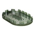 thumbnail image 1 of Organizador de plato giratorio para refrigerador, bandeja giratoria antideslizante de material PET de 360 ​​grados. Verde, 1 of 9