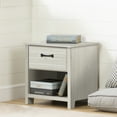 thumbnail image 2 of South Shore Ulysses 1-Drawer Nightstand Winter Oak, 2 of 10