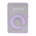 thumbnail image 1 of El reproductor de música MP3 USB con clip de espejo de moda admite tarjeta 8GBTF para ejercicio Púrpura, 1 of 8