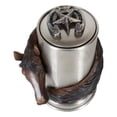 thumbnail image 4 of Rustic Western Country Chestnut Horse Horseshoe Spring Barrel Toothpick Holder, 4 of 10