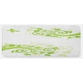 thumbnail image 1 of Green Kitchen Mat, Floral Botanical Design with Curly Ivy Branches and Butterfly Spring Time, Plush Decorative Kitchen Mat with Non Slip Backing, 47" X 19", Apple Green Pale Green, by Ambesonne, 1 of 1