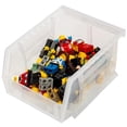 thumbnail image 3 of Akro-Mils - 30210SCLAR 30210 AkroBins Plastic Storage Bin Hanging Stacking Containers, (5-Inch x 4-Inch x 3-Inch), Clear, (24-Pack), 3 of 14