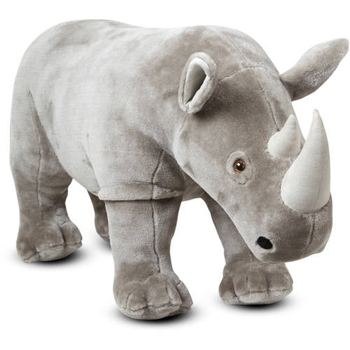 large stuffed rhino