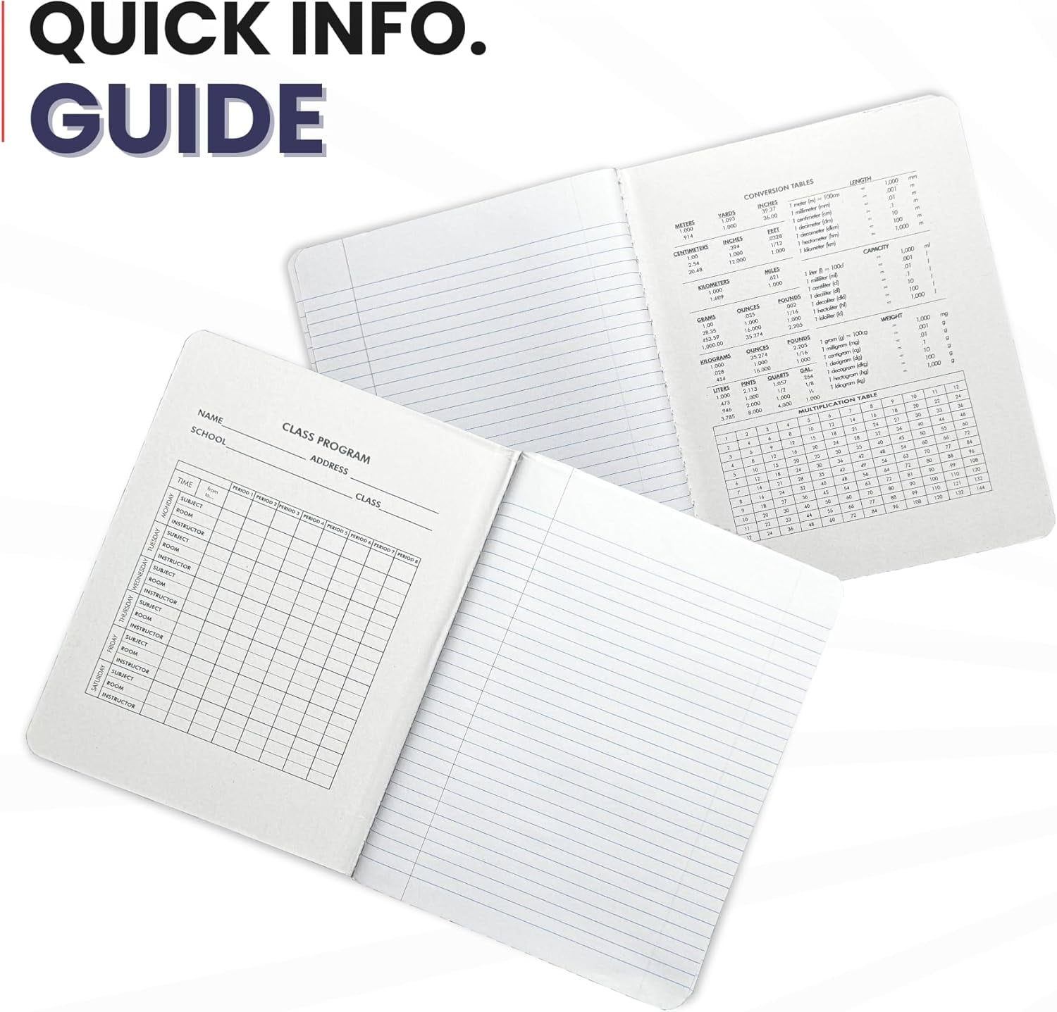 AUKSales Composition Notebook College Ruled Composition Notebooks, Value Pack, 9-3/4" x 7-1/2", Black, 100 Sheets, 3 Count, 3 Pack