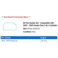 thumbnail image 2 of Oil Pan Gasket Set - Compatible with 2002 - 2009 Honda Civic 2.0L 4-Cylinder 2003 2004 2005 2006 2007 2008, 2 of 2