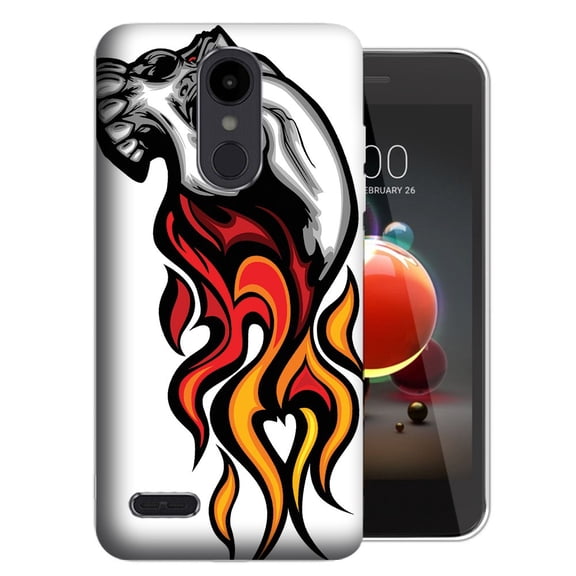 MUNDAZE LG Stylo 5 Hot Rod Skull Design Phone Case Cover