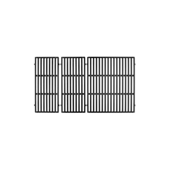 Weber 7854 Crafted Porcelain-Enameled Cast-Iron Cooking, Genesis 400 Series Grill Grate, Black