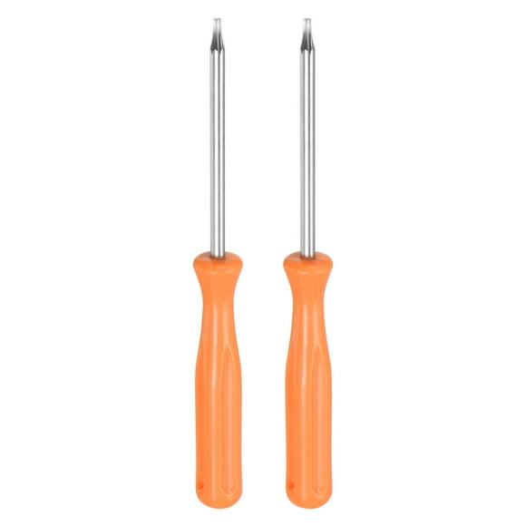 Unique Bargains 2pcs Torx Screwdriver T6 4" Length Star 6 Point Head Precision Screw Driver with Non-slip Handle