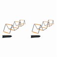thumbnail image 1 of 2X Foldable Agility Ladder Soccer Football Training Equipment Jump Speed Coordination Footwork Ladder 8 Grids, 1 of 8