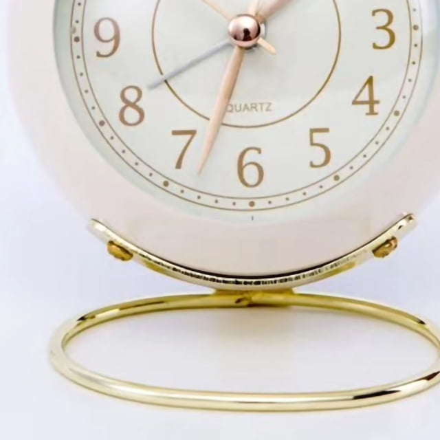 Small Round Clock,Small Round Clock Circular Room Alarm Clock Round Quartz Clock Ultimate Reliability