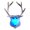 wall lamp Under $5 a6, variant on Werulen Bedside Wall Lamp,Creative Antler Shape,Soft Warm Lighting,Living Room Bedroom Decor,TV Background Wall Light,Home Indoor Wall Lighting