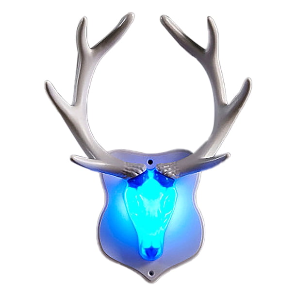Teissuly Living Room Bedroom Bedside Lamp Creative TV Background Wall Antler Lamp Teissuly WER202311211863