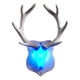thumbnail image 1 of Teissuly Living Room Bedroom Bedside Lamp Creative TV Background Wall Antler Lamp Teissuly WER202311211863, 1 of 1