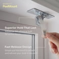 thumbnail image 2 of Regal Estate No Drill Cordless 1" Mini Blinds, PeelMount Adhesive Easy Install Light Filtering Window Blinds, 23" W x 72" H, White, 2 of 9