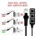 thumbnail image 5 of Dinheiro Cable Divisor Ethernet Rj45, Adaptador De Cable De Extensión De Red Lan Ethernet Divisor Rj45 Macho A 3 Hembra para Super Cat5, Cat5E, Cat6, Cat7 Adaptador De Conector Lan Ethernet, 5 of 5