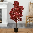 thumbnail image 4 of 4" Artificial Pomegranate Artificial Tree in Natural Plastic Pot, by Nearly Natural, 4 of 5