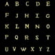 thumbnail image 3 of Colgante dorado de 26 letras para uñas, joyería para uñas, taladro para uñas, 3 of 4