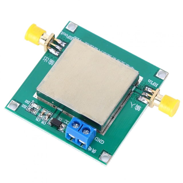Amplificador de bajo ruido de banda ancha RF LNA (1-3000 MHz, ganancia: 20 dB), voltaje de alimentación: 12 V CC