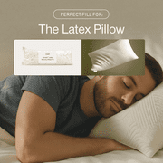Coop Sleep Goods Extra Oomph Latex Pillow Fill, 1/2 Lb Bag of Cross-Cut Talalay Latex and Microfiber Stuffing, Supportive, Naturally Cooling, Eco-Friendly