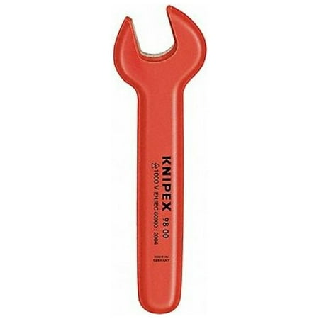 UPC: 0843221006259 | Knipex Insulated Open End Wrench 13 mm