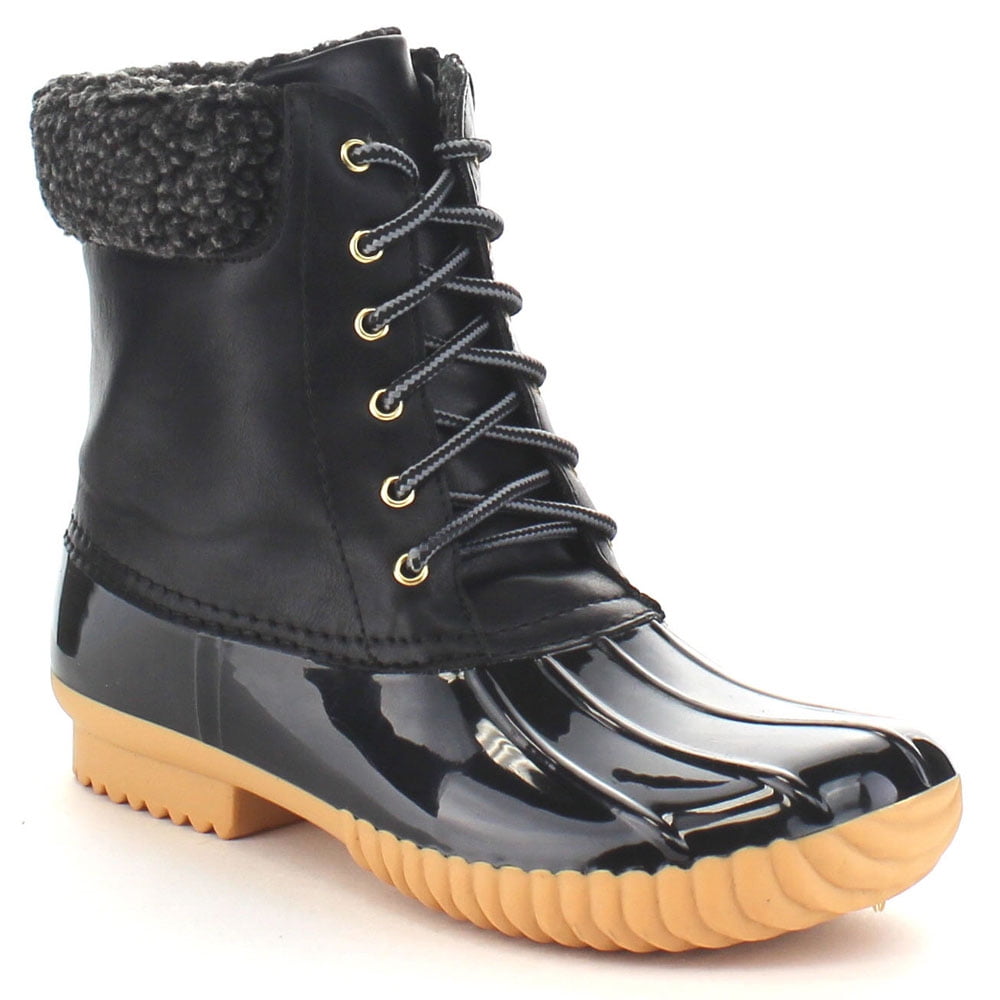 nature breeze lace up boots