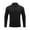 Black, variant on Jalioing Men's Golf Shirt Business Fashion Long Sleeve Collared Tops Casual Dressy Solid Color Texture T Shirt