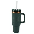 thumbnail image 6 of Ozark Trail 40 oz Insulated Stainless Steel Tumbler with Handle, Dark Green, 6 of 11