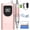 Pink, variant on 35000RPM Professional  Drill Machine,    Drill for  Nails  Portable with 6 Bits, Sanding Bands, Cordless Efile for Gels Manicure Salon-White