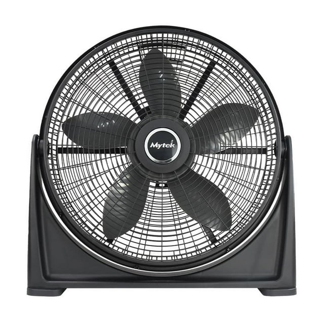 Ventilador de Piso MYTEK 3409 20 PUL 3 VEL PLÁSTICO Negro