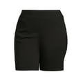 thumbnail image 5 of JMS Just My Size by Hanes Women's Plus Pull On Millennium Bermuda Shorts, 9" Inseam, Sizes 0X-4X, 5 of 5