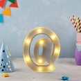 thumbnail image 6 of LED Marquee Letter Lights, Warm White and Cool White Decorative Lighted Letters, Light Up Alphabet Letters for Boys Girls, Party, Wedding, Bar, Night Light, Birthday Decoration, 6 of 6