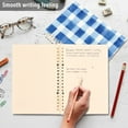 thumbnail image 4 of FORMRS 1-Subject Spiral Notebook 8" x 5" College Ruled 60 Refillable Sheet A5 Hard Cover, 2 Pack, Blue Plain, 4 of 7