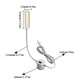 thumbnail image 3 of Lámpara LED magnética de escritorio | Luz USB para máquina de coser de 6 W con cuello de cisne flexible para banco de trabajo, lectura y manualidades | Protección ocular con simulación de luz solar, 3 of 4