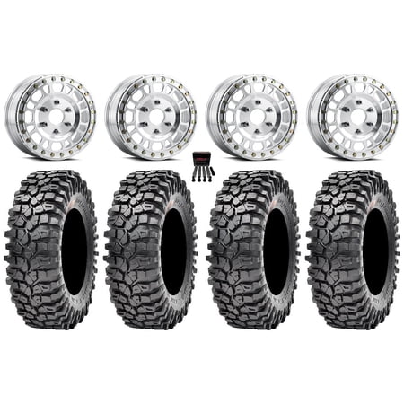 Method 412 Beadlock 15 Wheels Machined 32 Roxxzilla 396 Tires Can-Am Maverick R