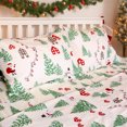 thumbnail image 1 of GOGREEN Juego de Sábanas Navideñas 3 Piezas Tamaño Individual, Bolsillos Profundos 16 Pulgadas, Microfibra de Poliéster Suave con Estampado Festivo, Ideal para Decoración y Regalo, 1 of 8