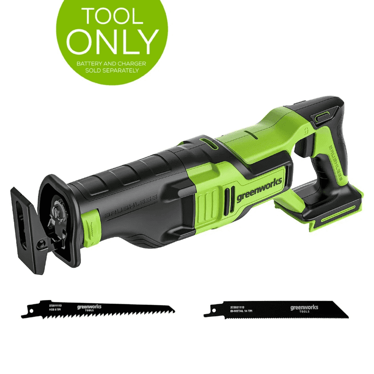 Greenworks 24V Brushless Reciprocating Saw, Tool Only photo 1