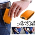 thumbnail image 3 of RFID Blocking Aluminio Cartera Clip - Tarjetero Seguro con Compartimentos - Ligero para Hombres Mujeres Viajes Diarios, 3 of 3