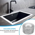 thumbnail image 4 of Cinta de calafateo Uxcell, cinta de sellado autoadhesiva a prueba de agua para inodoro, tira de sellador para bañera gris oscuro 1.5" x 10.5 pies, 4 of 7