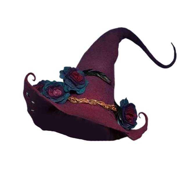 Sombrero De Halloween, Gorra De Cosplay, Mano De Obra Exquisita De Fieltro, Traje Multicolor Para Niños, Gran Decoración, Disfraz De Fiesta, Decoración Hermosa matsuzay AP006791-04