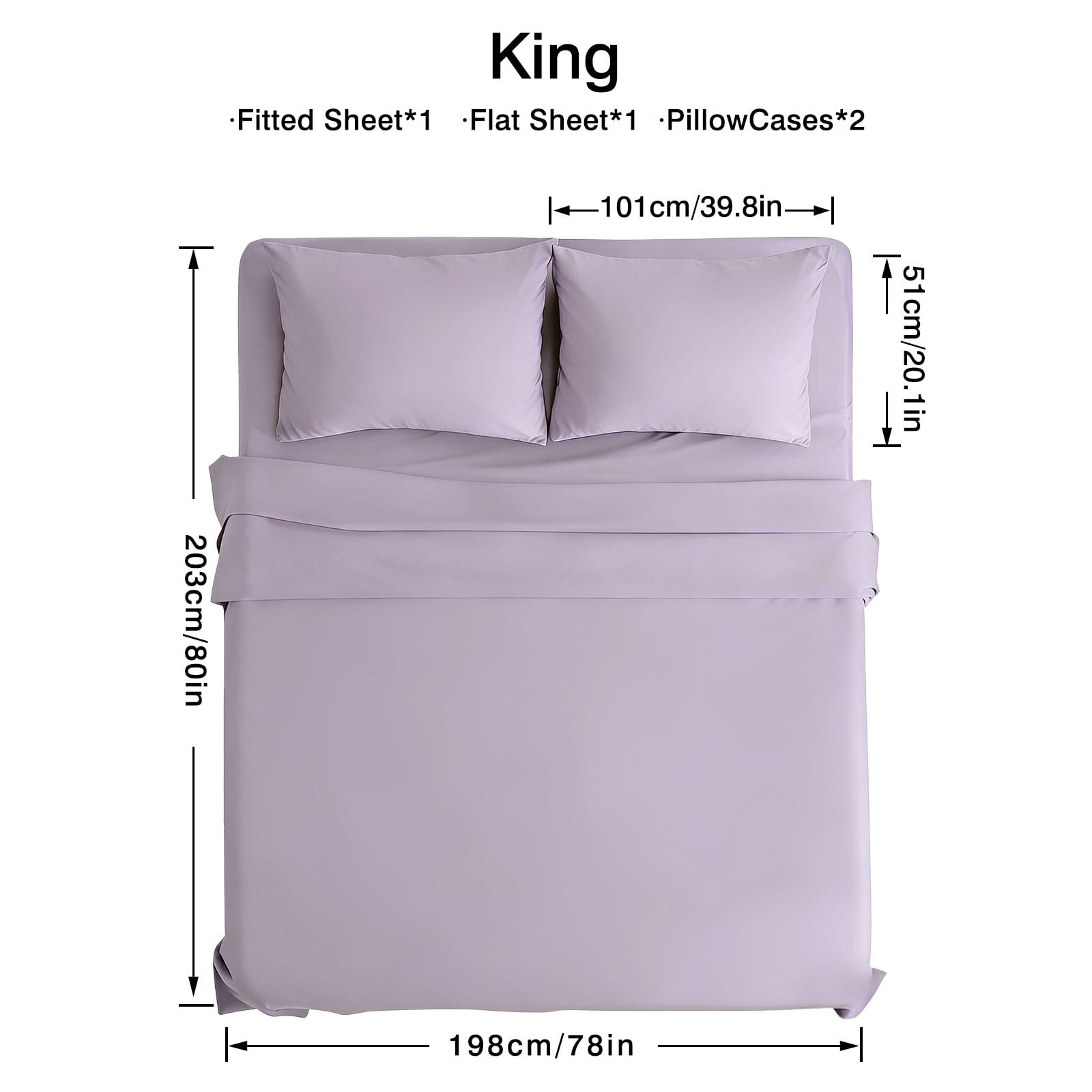 4Pcs Ultra-Soft 85g Sheet and Pillowcase Set, Soft Solid Color, Machine Washable, Suitable For All Seasons, Christmas Comfortable Bedding Set, Available For Single, Double, King, and Queen Beds