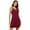 Wine, variant on Fanient Mini Nightgowns for Women Lightweight Lounge Nightshirt Full Slips Spaghetti Strap Sleep Dress