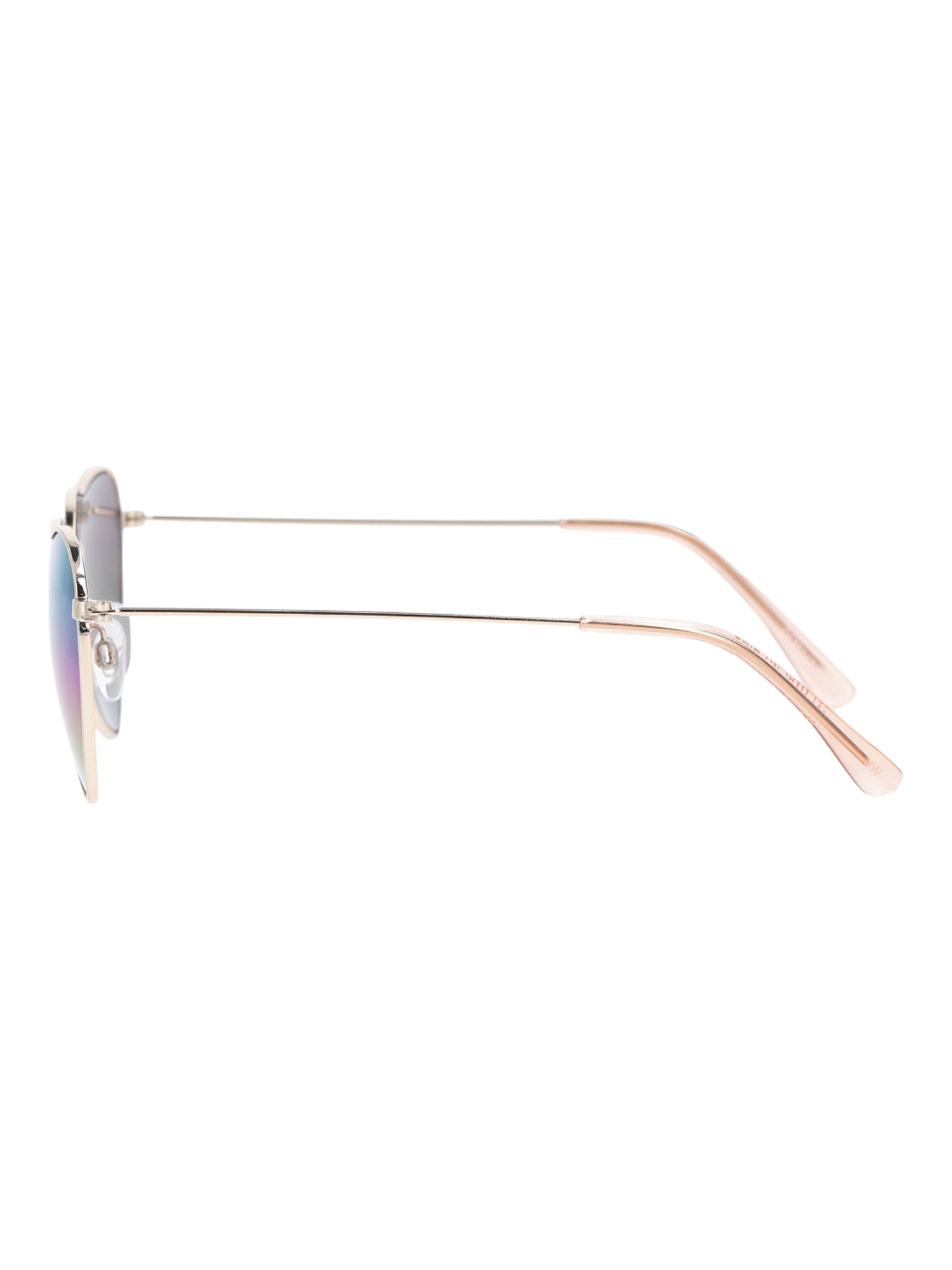 Justice Girl's Rainbow Heart Frame Aviator Sunglasses, Multi