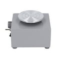 thumbnail image 1 of Pottery Wheel, Gray Rust Proof Turntable Mini Pottery Wheel Alloy Plastic With Water Basin For School Teaching For Kids, 1 of 8