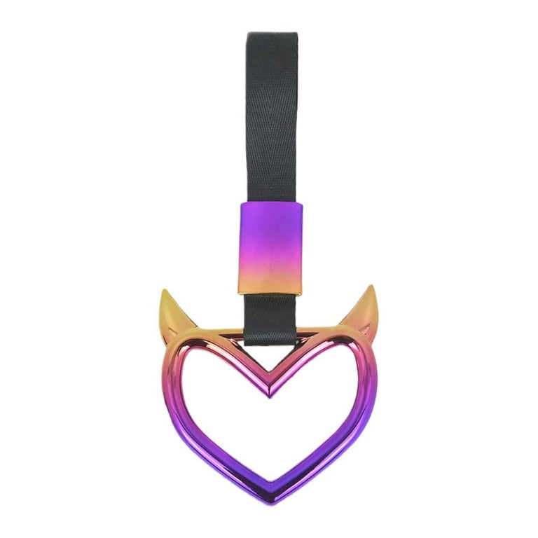 Colorful Car Tow Strap Heart JDM Train Bus Handle Hand Strap L2X8