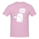 thumbnail image 3 of Camiseta de manga corta 100 % algodón para hombre con el fantasma de la desaprobación, 3 of 5