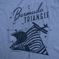 thumbnail image 2 of Mens Bermuda Triangle T Shirt Funny Vintage Retro Graphic Novelty Tee for Men Graphic Tees, 2 of 9