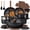 27 Pcs Black, variant on Carote 24-Piece Nonstick Cookware Set, Pots and Pans Set with Detachable Handle, Induction Compatible, Oven & Dishwasher Safe, Black