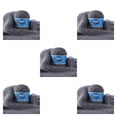 thumbnail image 1 of Toystoory Tejido a mano de hilo de felpa Cárdigan Bufanda Suéter Lavable al agua Type2 NO2, 1 of 6