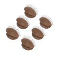 thumbnail image 5 of Párpados para cabeza de maniquí, 3 pares de párpados de repuesto, párpados de silicona de repuesto, párpados extraíbles con pestañas, resistentes y resistentes, 5 of 5